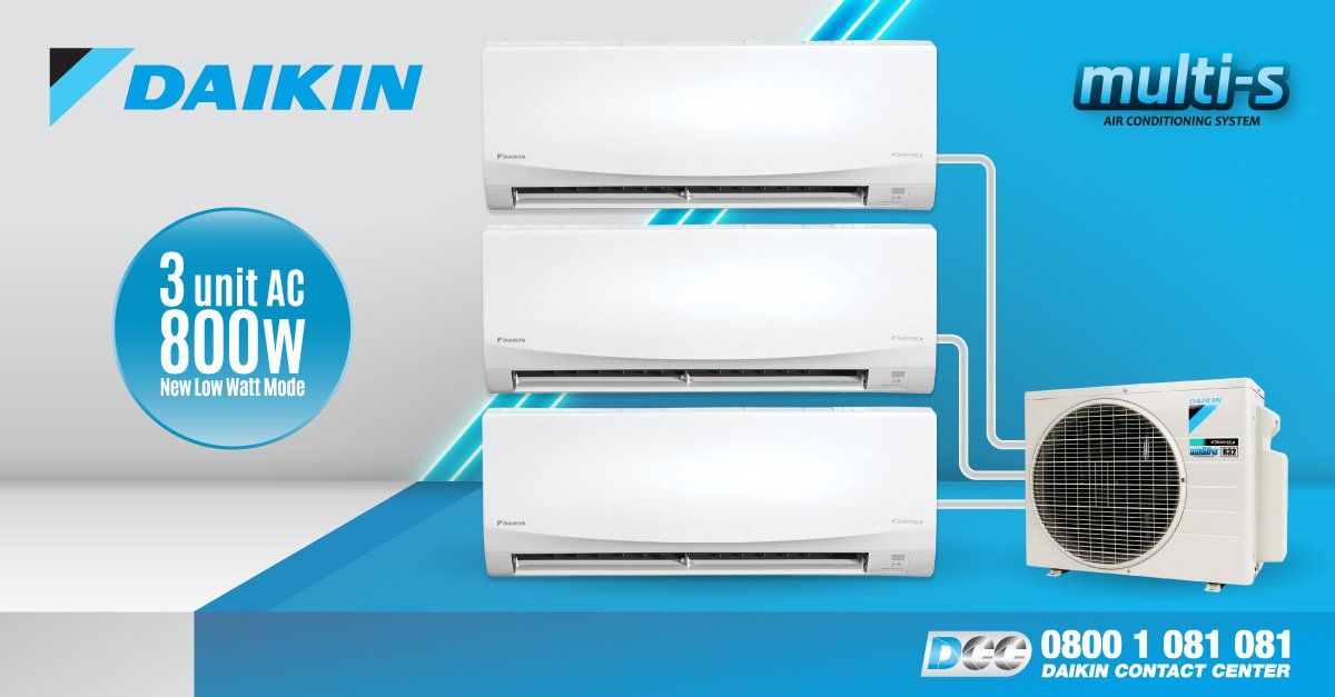 AC Multi S 3 Koneksi Daikin Indonesia